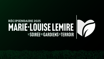 Récipiendaire Coup de cœur - Soirée des Gardiens du Terroir 2025